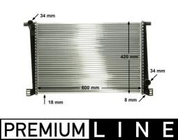 Chłodnica, układ chłodzenia silnika Mahle CR1123000P