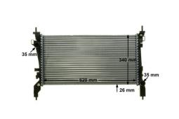 Chłodnica, układ chłodzenia silnika Mahle CR1130000P
