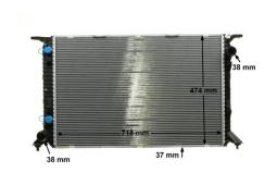 Chłodnica, układ chłodzenia silnika Mahle CR1133000P