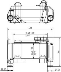 Chłodnica oleju, retarder MAHLE CLC145000P