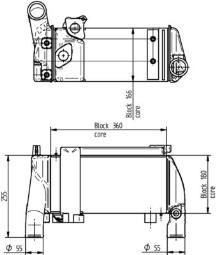 Chłodnica oleju, retarder MAHLE CLC147000P