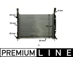 Chłodnica, układ chłodzenia silnika Mahle CR1157000P