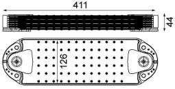 Chłodnica oleju, olej silnikowy MAHLE CLC211000P