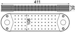Chłodnica oleju, olej silnikowy MAHLE CLC212000P