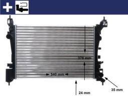 Chłodnica, układ chłodzenia silnika Mahle CR1182000S