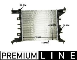 Chłodnica, układ chłodzenia silnika Mahle CR1187000P