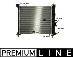 Chłodnica, układ chłodzenia silnika Mahle CR1189000P
