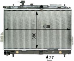 Chłodnica, układ chłodzenia silnika Mahle CR1293000P