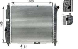 Chłodnica, układ chłodzenia silnika Mahle CR1309000S