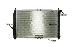 Chłodnica, układ chłodzenia silnika Mahle CR1310000P