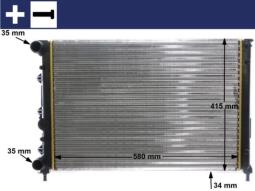 Chłodnica, układ chłodzenia silnika Mahle CR1411000S