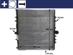 Chłodnica, układ chłodzenia silnika Mahle CR1436000S