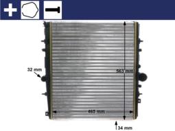 Chłodnica, układ chłodzenia silnika Mahle CR1437000S