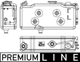 Zbiorniczek wyrównawczy, płyn chłodzący MAHLE CRT79000P
