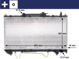 Chłodnica, układ chłodzenia silnika Mahle CR1519000S