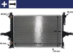 Chłodnica, układ chłodzenia silnika Mahle CR1547000S