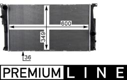 Chłodnica, układ chłodzenia silnika Mahle CR1725000P