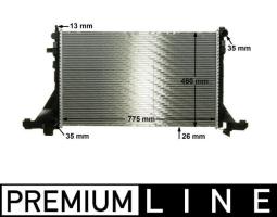 Chłodnica, układ chłodzenia silnika Mahle CR1770000P