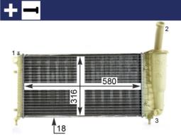 Chłodnica, układ chłodzenia silnika Mahle CR1994000S