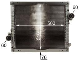 Chłodnica, układ chłodzenia silnika Mahle CR216000S