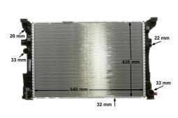 Chłodnica, układ chłodzenia silnika Mahle CR2171000P