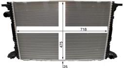 Chłodnica, układ chłodzenia silnika Mahle CR2180000P