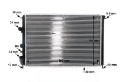 Chłodnica, układ chłodzenia silnika Mahle CR2203000S