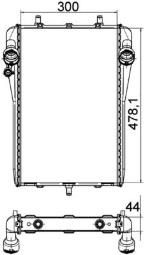 Chłodnica, układ chłodzenia silnika MAHLE CR1397000P