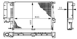 Chłodnica, układ chłodzenia silnika Mahle CR239000S