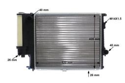 Chłodnica, układ chłodzenia silnika Mahle CR244001S
