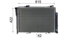 Chłodnica, układ chłodzenia silnika Mahle CR248000S