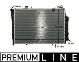 Chłodnica, układ chłodzenia silnika Mahle CR249000P