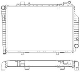 Chłodnica, układ chłodzenia silnika Mahle CR249000S