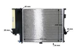 Chłodnica, układ chłodzenia silnika Mahle CR251000S