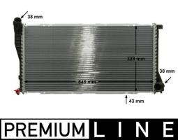 Chłodnica, układ chłodzenia silnika Mahle CR288000P