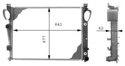 Chłodnica, układ chłodzenia silnika Mahle CR302000P