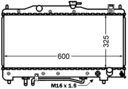 Chłodnica, układ chłodzenia silnika MAHLE CR1519000S