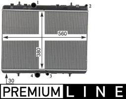 Chłodnica, układ chłodzenia silnika Mahle CR32000P