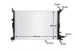 Chłodnica, układ chłodzenia silnika Mahle CR375000S