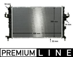 Chłodnica, układ chłodzenia silnika Mahle CR391000P