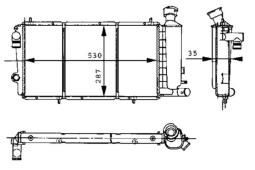 Chłodnica, układ chłodzenia silnika Mahle CR427000S