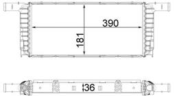 Chłodnica, układ chłodzenia silnika MAHLE CR1941000P