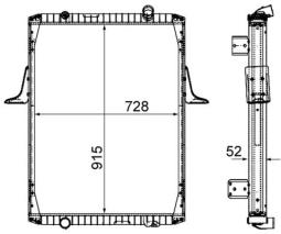 Chłodnica, układ chłodzenia silnika MAHLE CR2090000P