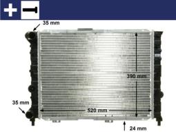 Chłodnica, układ chłodzenia silnika Mahle CR510000S
