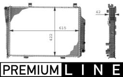 Chłodnica, układ chłodzenia silnika MAHLE CR230000P