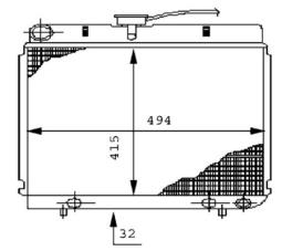 Chłodnica, układ chłodzenia silnika MAHLE CR232000P