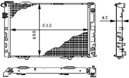 Chłodnica, układ chłodzenia silnika MAHLE CR241000P