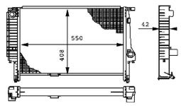 Chłodnica, układ chłodzenia silnika MAHLE CR277000P