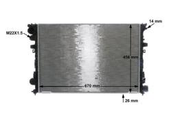 Chłodnica, układ chłodzenia silnika Mahle CR587000S