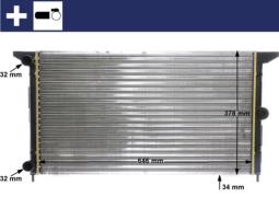 Chłodnica, układ chłodzenia silnika Mahle CR607000S